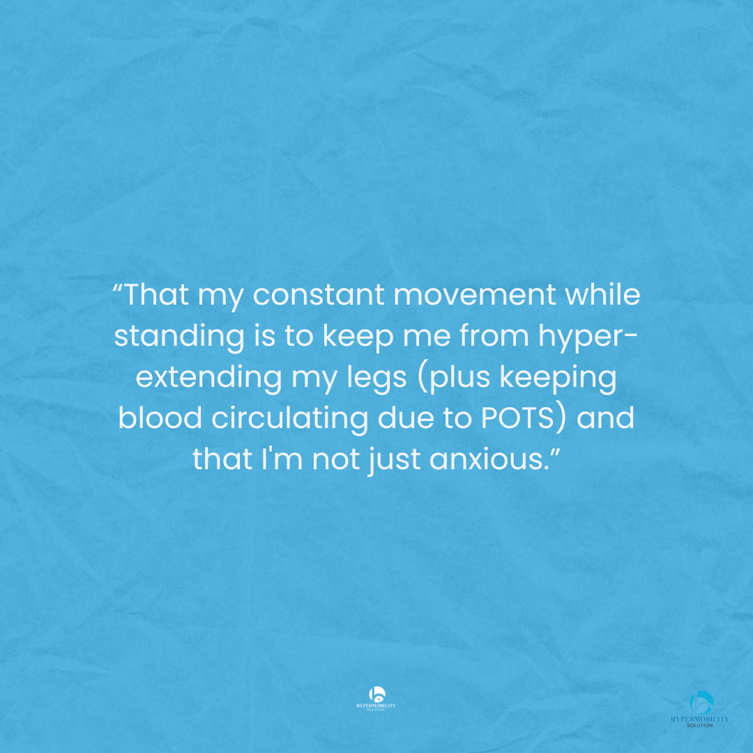 Hypermobility and POTS Hypermobility & POTS testimonial