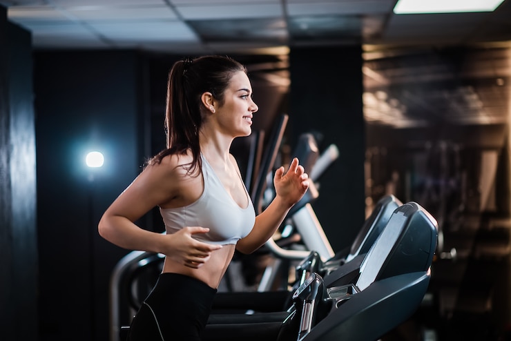 woman running